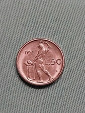 Moneta Da 50 lire 1995 Rara