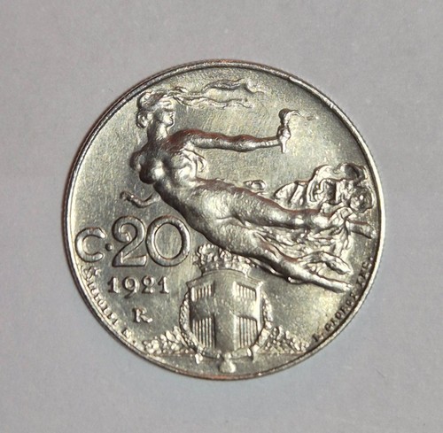 Regno italia 20 cent - regno, d'