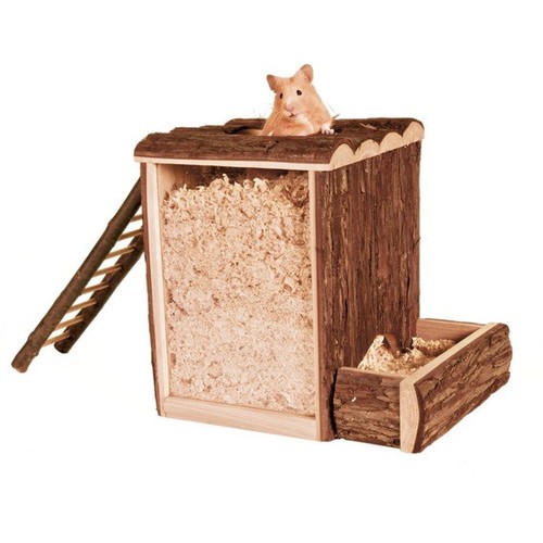Casa letto legno con torre - casa/letto,