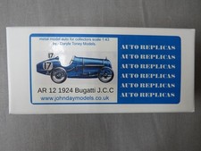 1:43 REPLICHE AUTO A.R.  12 1924 BUGATTI J.C.C.    KIT METALLO BIANCO