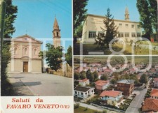 SALUTI DA FAVARO VENETO - VEDUTINE (VENEZIA) 1980