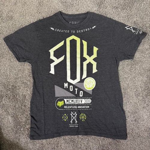 Shirt uomo fox racing grigia - fox,