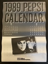 Pepsi Promo 1989 Calendario