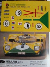 decals KIT 1/43 FERRARI 512S