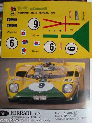 Decals kit ferrari 512s - kit,