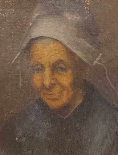 Antico ritratto femminile - ,