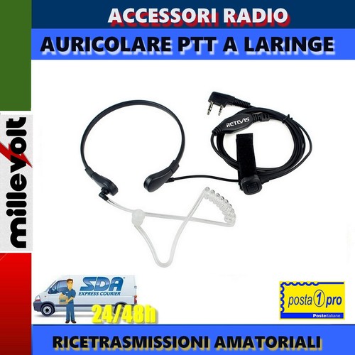 Auricolare ptt con laringofono - auricolare,