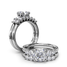 Set di fedi nuziali in platino