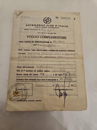 Vintage foglio - vintage, a.c.i.