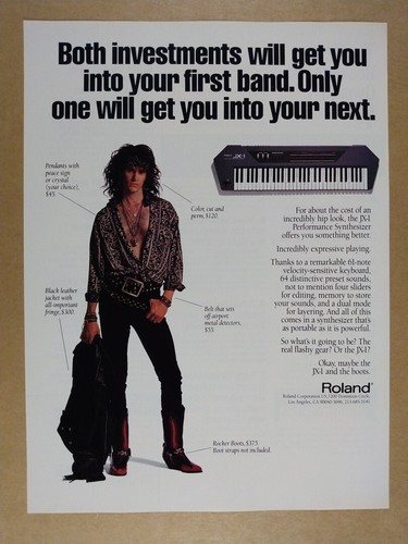 Pubblicità roland 1991 - roland,