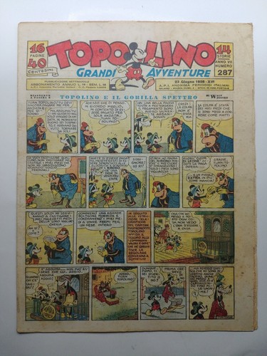Fumetto topolino giornale - fumetto,