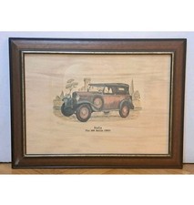 QUADRO CON STAMPA-FIAT 508 BALILLA 1932-AUTO D'EPOCA/OLD CARS-ANNI 60'-VINTAGE