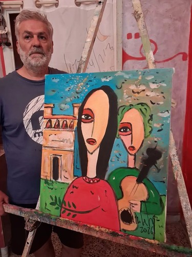 Stock quadri moderni - quadri, artistici