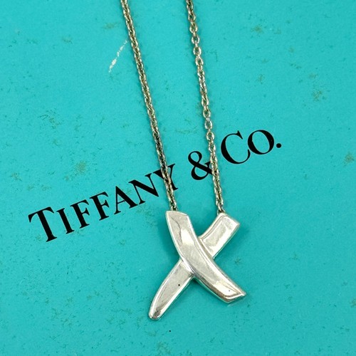 Collana catena croce - , bacio