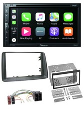 Pioneer DVD 2DIN MP3 DAB Bluetooth USB autoradio per Fiat Panda 2003-2012 grigio