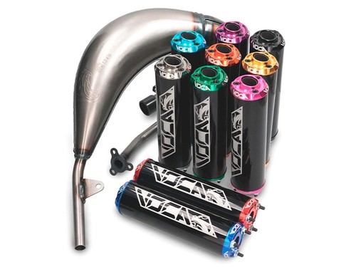 Scarico voca cross 70cc - 50/70cc, per