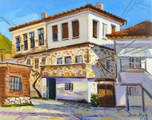 Dipinto olio tela originale - dipinto, su