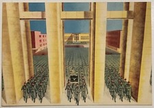 MILIZIA VOLONTARIA MVSN 4a LEGIONE UNIVERSITARIA CARTOLINA VENTENNIO GUF CC.NN.