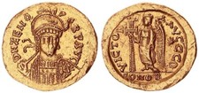 Solidus oro dell imperatore - solidus, d'oro