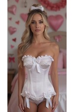 Daisy Corsets Top Drawer White