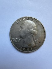 1981 P Washington Quarter
