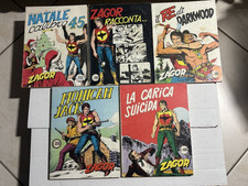 ZAGOR SERIE ROSSA BLOCCO /LOTTO  N.54/55/56/57/58 LIT.300 E LIT.500