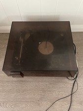 Giradischi vintage doppio 1214 con coperchio antipolvere