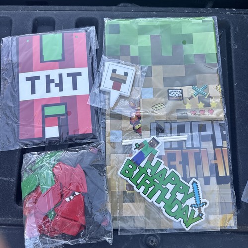 Minecraft decorazioni festa - decorazioni,