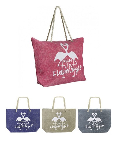 Borsa mare flamingo - borsa, tela