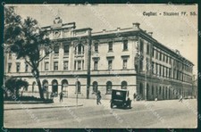 Cagliari Città Stazione Auto cartolina QT0478