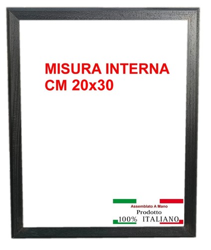 Cornice nera opaca legno - nera,