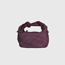 Borsa Pelle Vintage Borsa Pelle Intrecciata Lavata Tinta Capo Made Italy Izumi 2