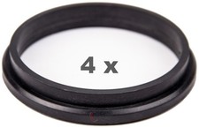 4 anelli di centraggio per cerchi in lega da 79,50 mm a 66,45 mm in plastica ...