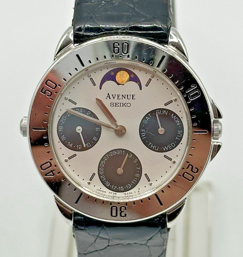 Seiko avenue moon phase - moon,
