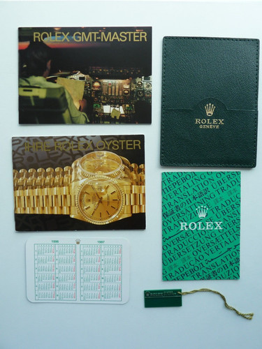 Rolex gmt master booklet - rolex, 6