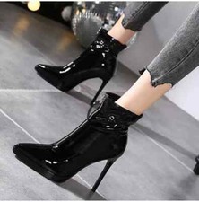 Stivali Scarpe Stivaletti Nero