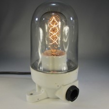 Lampada a pistone in vetro