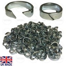 Clip Rete Galv 100 QTY Recinzione Rete Filo Catena Maglia Filo Spinato Anello Maiale 