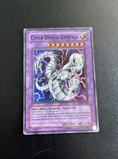 YU GI OH CARTA CYBER DRAGO GEMELLO SUPER RARA CRV-IT035 FINALE ULTIMATE DECK