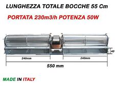 VENTOLA VENTILATORE TANGENZIALE PER STUFE A PELLET PALAZZETTI ECOFIRE 1 L55 CM
