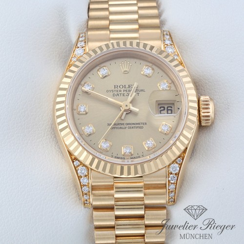 Rolex lady datejust - rolex, oro