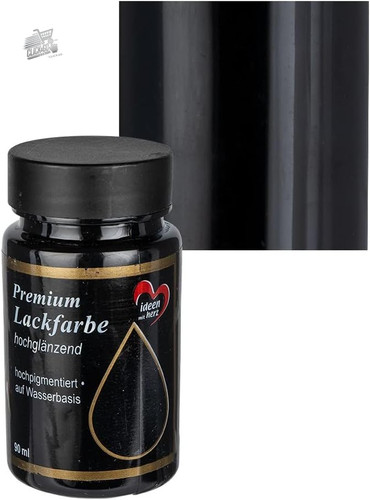 Vernice lucida nero 90ml legno - vernice,