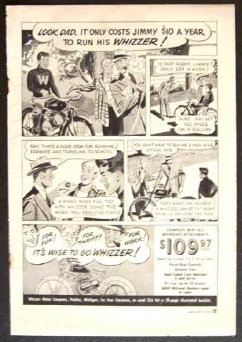 Motore bici whizzer 1949 - whizzer,
