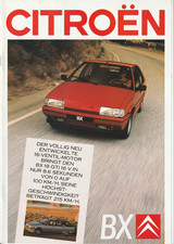 Brochure Citroen BX 07/87 1987