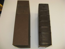 MERCATOR WORLD ATLAS C1637 180 MAPS VGC FULLY LEATHER BOUND