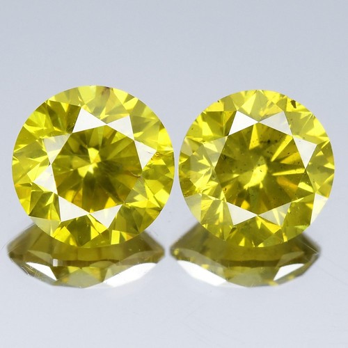 Coppia diamanti gialli - coppia, di