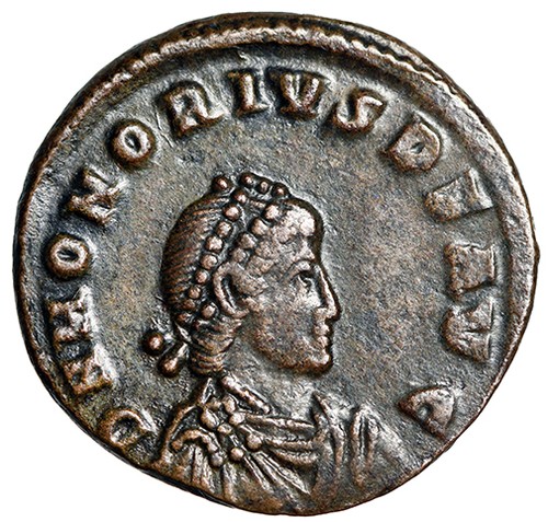 Onorio gloria romanorvm globo - romanorvm,