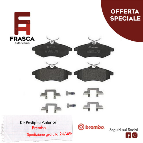 Pastiglie freno anteriori - pastiglie,