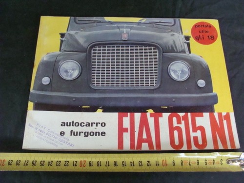 Brochure autocarro fiat 615 - autocarro,