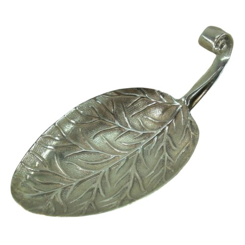 Cucchiaio caddy foglia argento